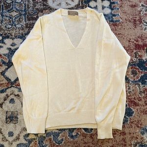 Everlane lightweight cashmere v-neck sweater